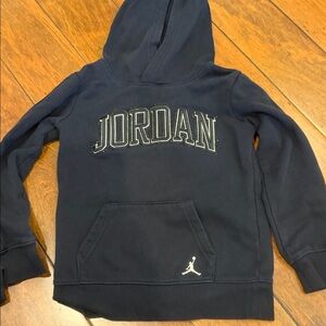 Jordan gold and black hoodie size 4